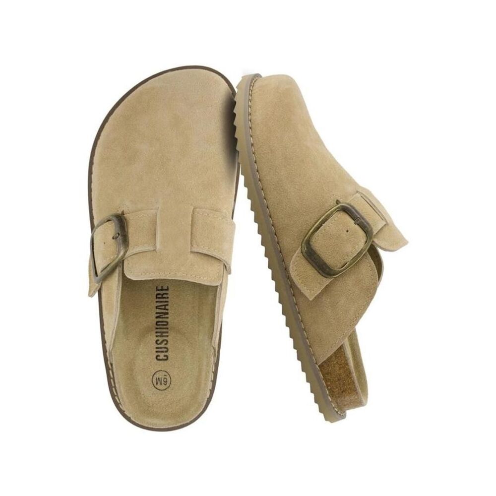 Cushionaire Women's Suede Clogs
